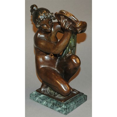 Lot 88 - Richard Guino French, 1890-1973 Girl with...