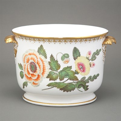 Lot 305A - English Porcelain Cachepot Second Quarter of...