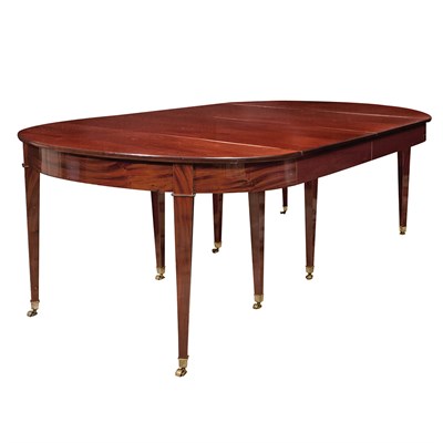 Lot 367 - Louis XVI Style Mahogany Extension Dining...