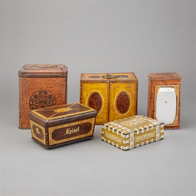 Lot 491 - Group of Eight English Biscuit Tins First...