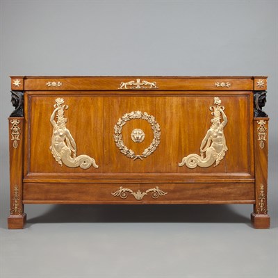 Lot 499 - Empire Style Gilt-Metal Mounted and Painted...