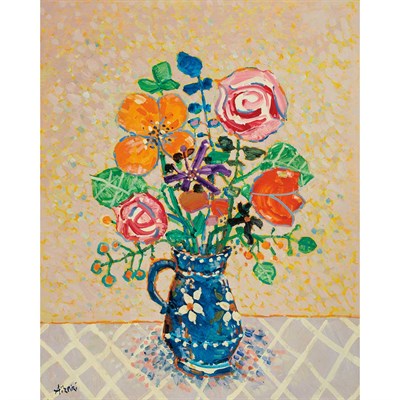 Lot 56 - Paul Aizpiri French, b. 1919 Fleurs des Champs...