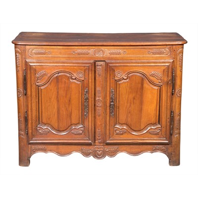 Lot 182 - Provincial Louis XV Style Oak Buffet 19th...