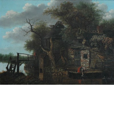 Lot 52 - Attributed to Cornelis Decker Figures by an...