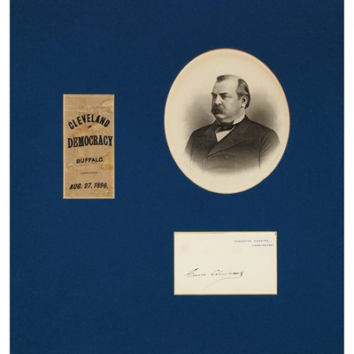 Lot 45 - [PRESIDENTS] Three signed items. Comprising...