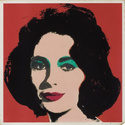 Lot 190 - Andy Warhol LIZ (F./S. II.7) Color offset...