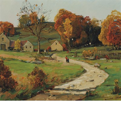 Lot 59 - Anthony Thieme American, 1888-1954 Groton Farm...