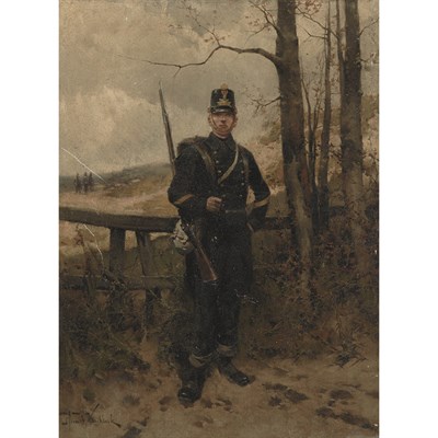 Lot 9 - Hermanus Willem Koekkoek Dutch, 1867-1929...