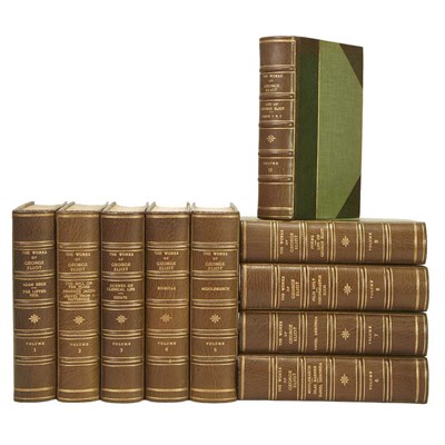Lot 472 - [FINE BINDINGS] ELIOT, GEORGE. Works. London:...