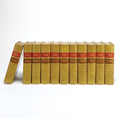 Lot 382 - [FINE BINDINGS] DUMAS, ALEXANDRE. Works. New...