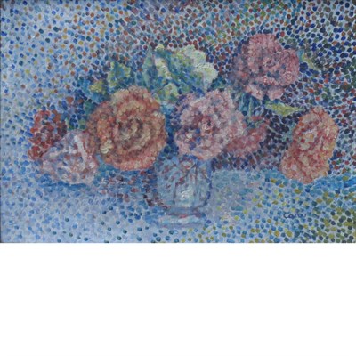 Lot 20 - Yvonne Canu French, 1921-2007 Fleurs Signed...