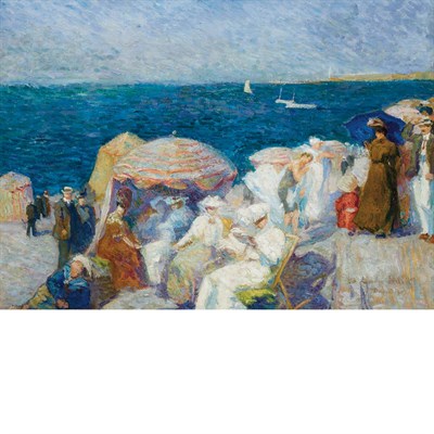 Lot 24 - Charles Andre Fidrit French, 1881-1927 Sur La...