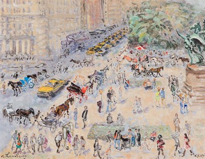 Lot 63 - Andre Hambourg French, 1909-1999 Le Matin sur...