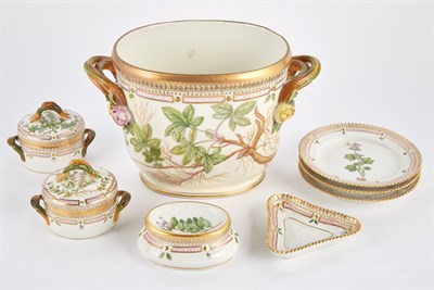 Lot 425 - Group of Royal Copenhagen Flora Danica...