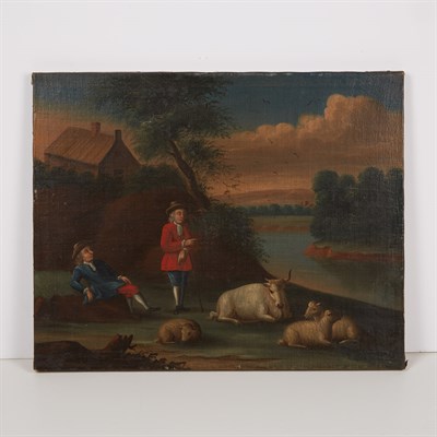 Lot 79 - European Folk School 18th/19th Century Two...
