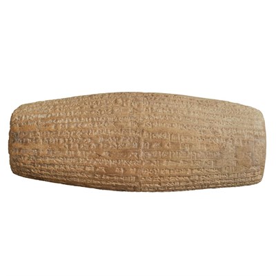 Lot 99 - Cuneiform cylinder with inscription of...