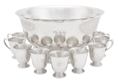 Lot 262 - Gorham Sterling Silver Punch Service...