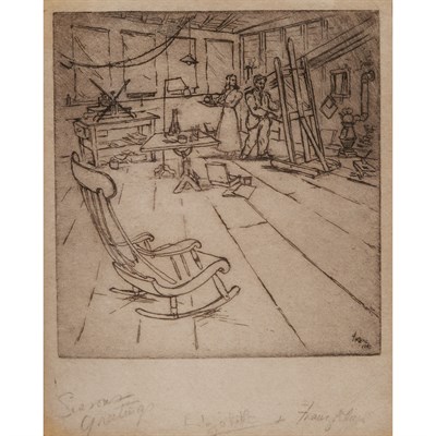 Lot 135 - Franz Josef Kline (1910-1942) [IN THE STUDIO]...