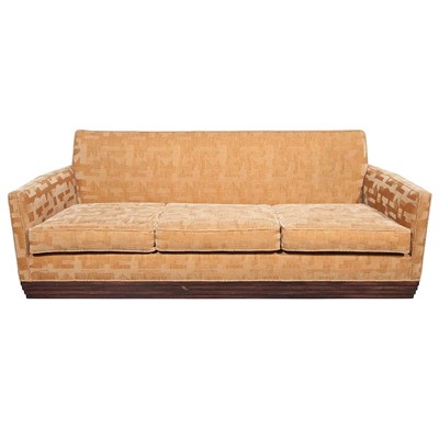 Lot 425 - Suite of Art Deco Mahogany Stained Seat...