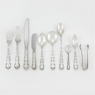Lot 238 - Gorham Sterling Silver Flatware Service In the...