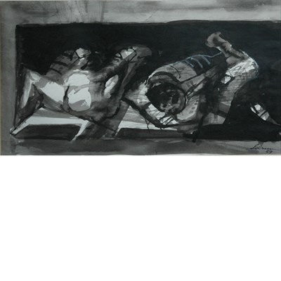 Lot 65 - Rico Lebrun American, 1900-1964 Casualties,...