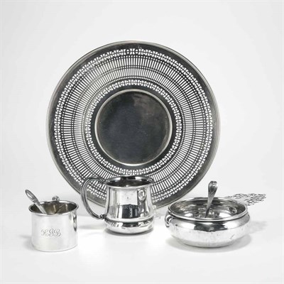 Lot 411 - Group of Sterling Silver Table Articles...