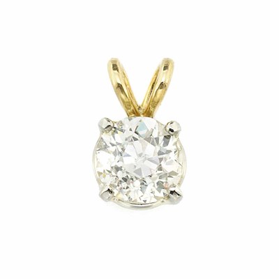 Lot 612 - Gold and Diamond Pendant