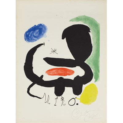Lot 92 - Joan Miró SALA PELAIRES (M. 684) Color...