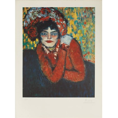 Lot 144 - After Pablo Picasso L'ATTENTE (C. 233) Color...