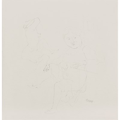 Lot 40 - George Grosz German, 1893-1959 2 Sitzende im...