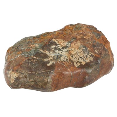 Lot 6 - Japanese 'Chrysanthemum' Stone Of red and...