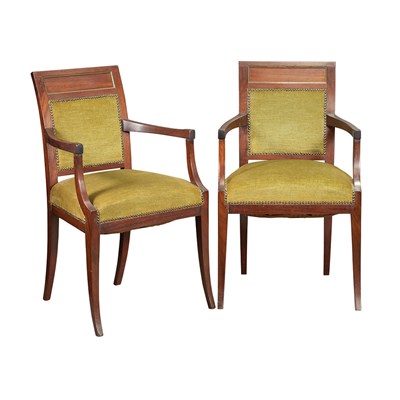 Lot 96 - Pair of Continental Brass Mounted Mahogany...