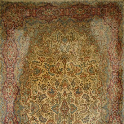 Lot 584 - Kirman Carpet Southeast Persia, mid 20th...