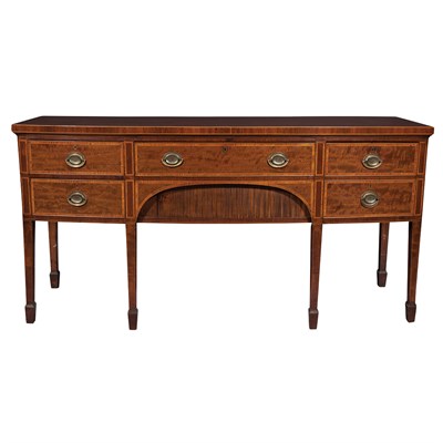 Lot 94 - George III Inlaid Mahogany Sideboard Circa...