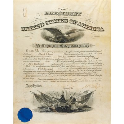 Lot 48 - TAFT, WILLIAM HOWARD Document signed....