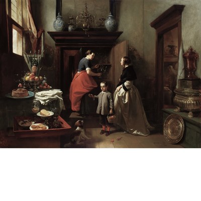 Lot 70 - Hubertus van Hove and Baron Hendrik Leys Dutch,...