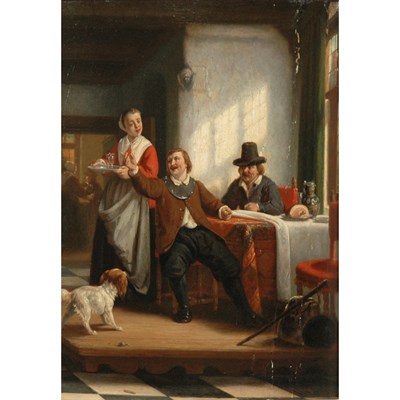 Lot 71 - Johannes Christoffel Vaarberg Dutch, 1825-1871...