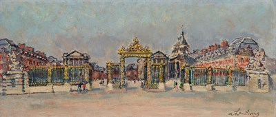 Lot 47 - Andre Hambourg French, 1909-1999 A Versailles,...