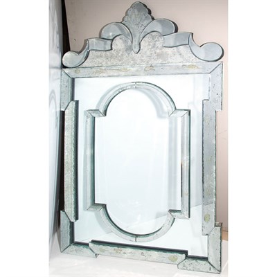 Lot 362 - Venetian Style Mirror Framed Mirror Height 57...
