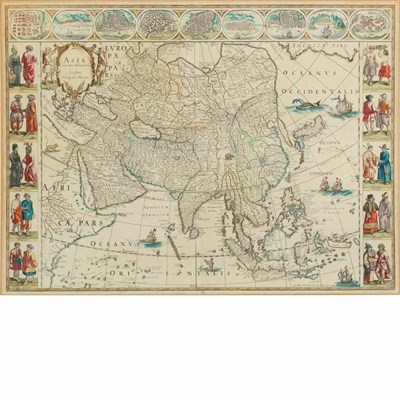 Lot 85 - [MAPS] BLAEU, WILLEM. Asia Noviter Delineata....