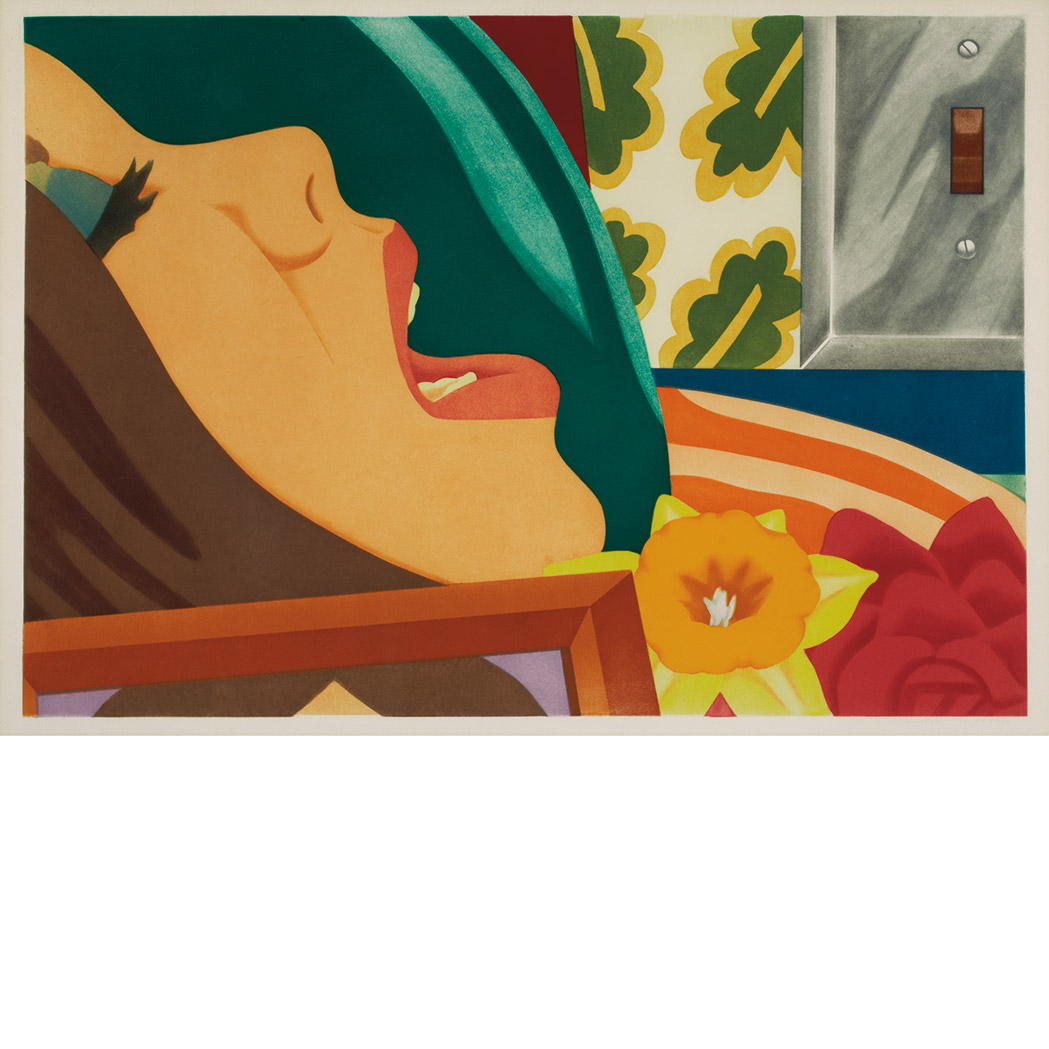 Lot 205 - Tom Wesselmann BEDROOM FACE Color aquatint,...