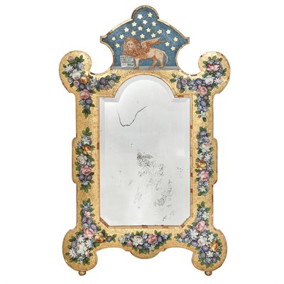 Lot 316 - Venetian Grand Tour Giltwood Micromosaic...