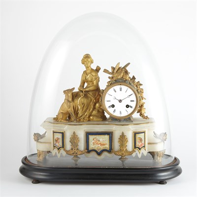 Lot 546 - Napoleon III Porcelain Mounted Gilt-Metal and...