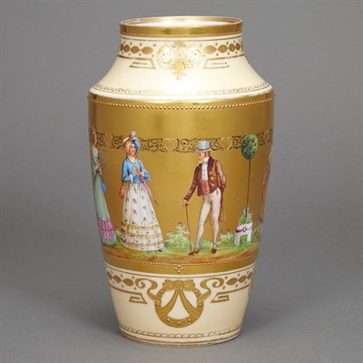 Lot 549 - Dresden Gilt and Polychrome Decorated...