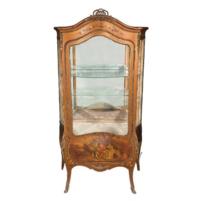 Lot 154 - Louis XV Style Gilt-Metal Mounted Painted...
