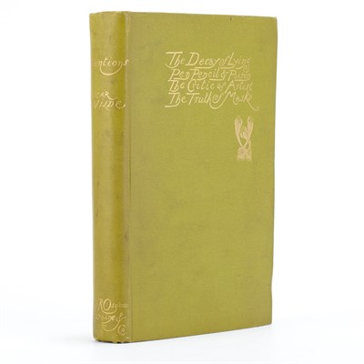 Lot 195 - WILDE, OSCAR Intentions. London: James R....