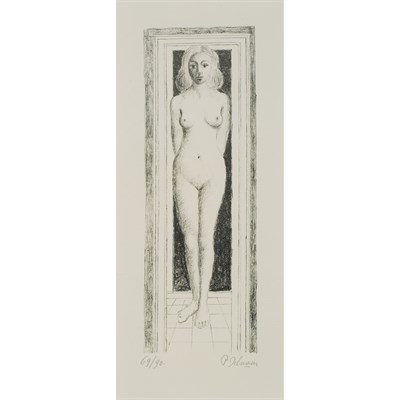 Lot 43 - Paul Delvaux (1897-1994) NAIS DEVETUE (JACOB...