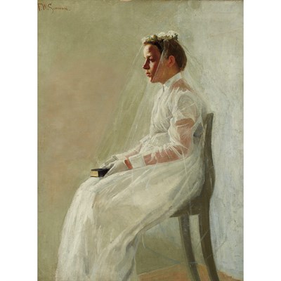 Lot 51 - Freeman Willis Simmons American, d. 1926...