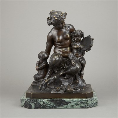 Lot 516 - Bronze Figural Group Second half of the 20th...