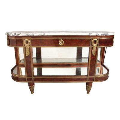Lot 304 - Louis XVI Style Gilt-Metal Mounted Mahogany...